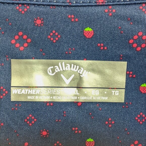 NWT Ladies CALLAWAY LS 1/4 Zip Golf Shirt XL Opti Dri 50 UPF - Picture 6 of 9